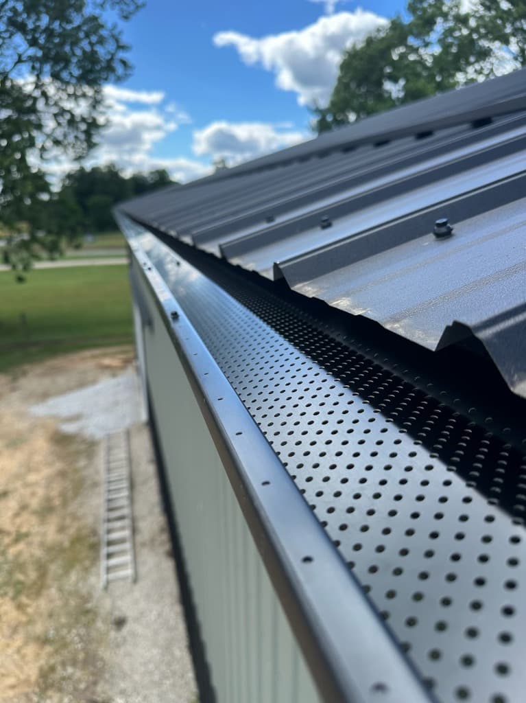 Modern Gutter Installation on a Residential Home